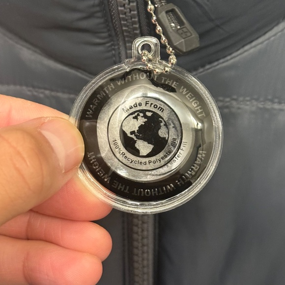 Men's Swiss + Tech Puffer Jacket Gray M Medium Brand New - Picture 8 of 8